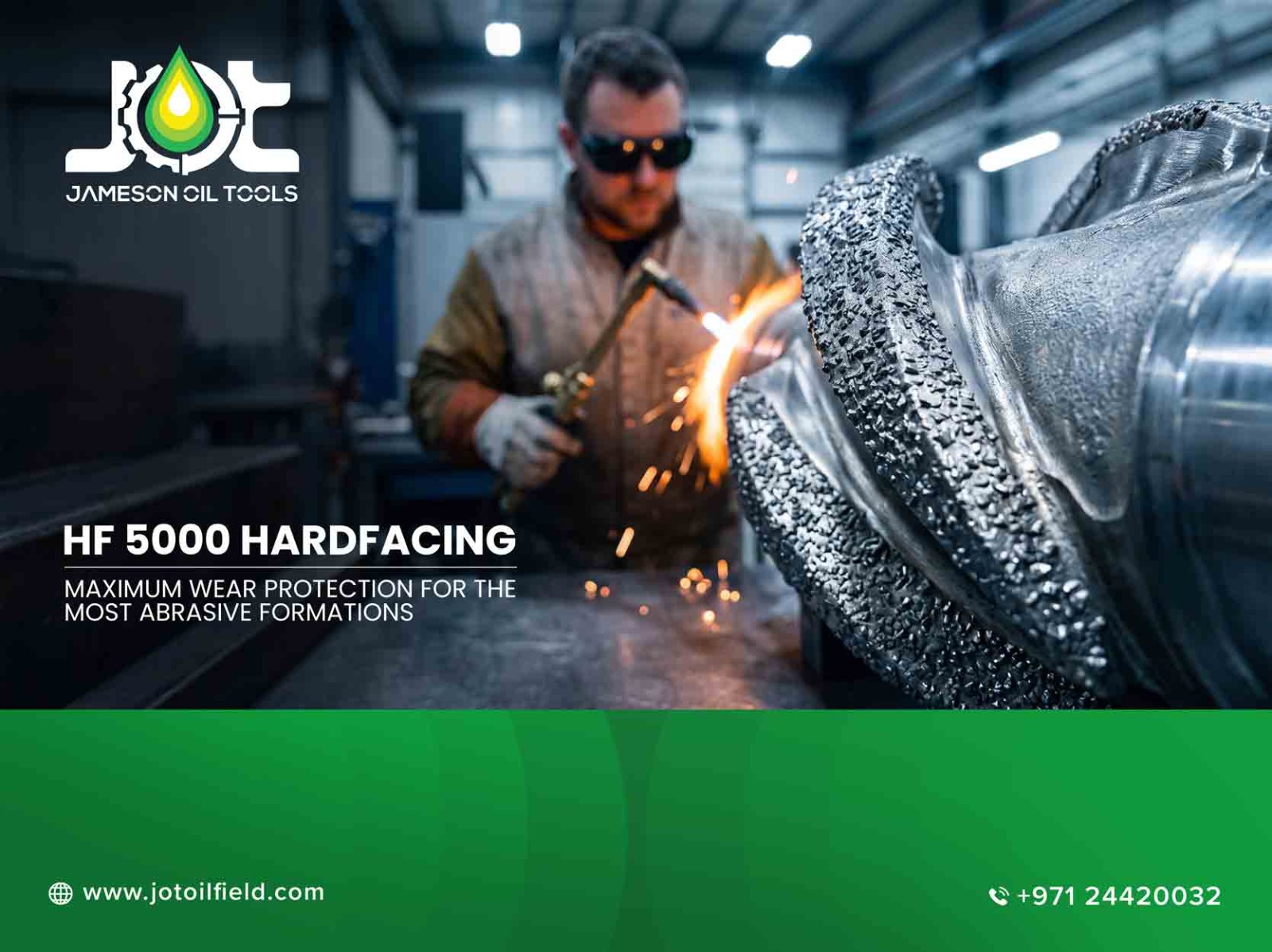 HF 5000 Hardfacing: Maximum Wear Protection for the Most Abrasive Formations 