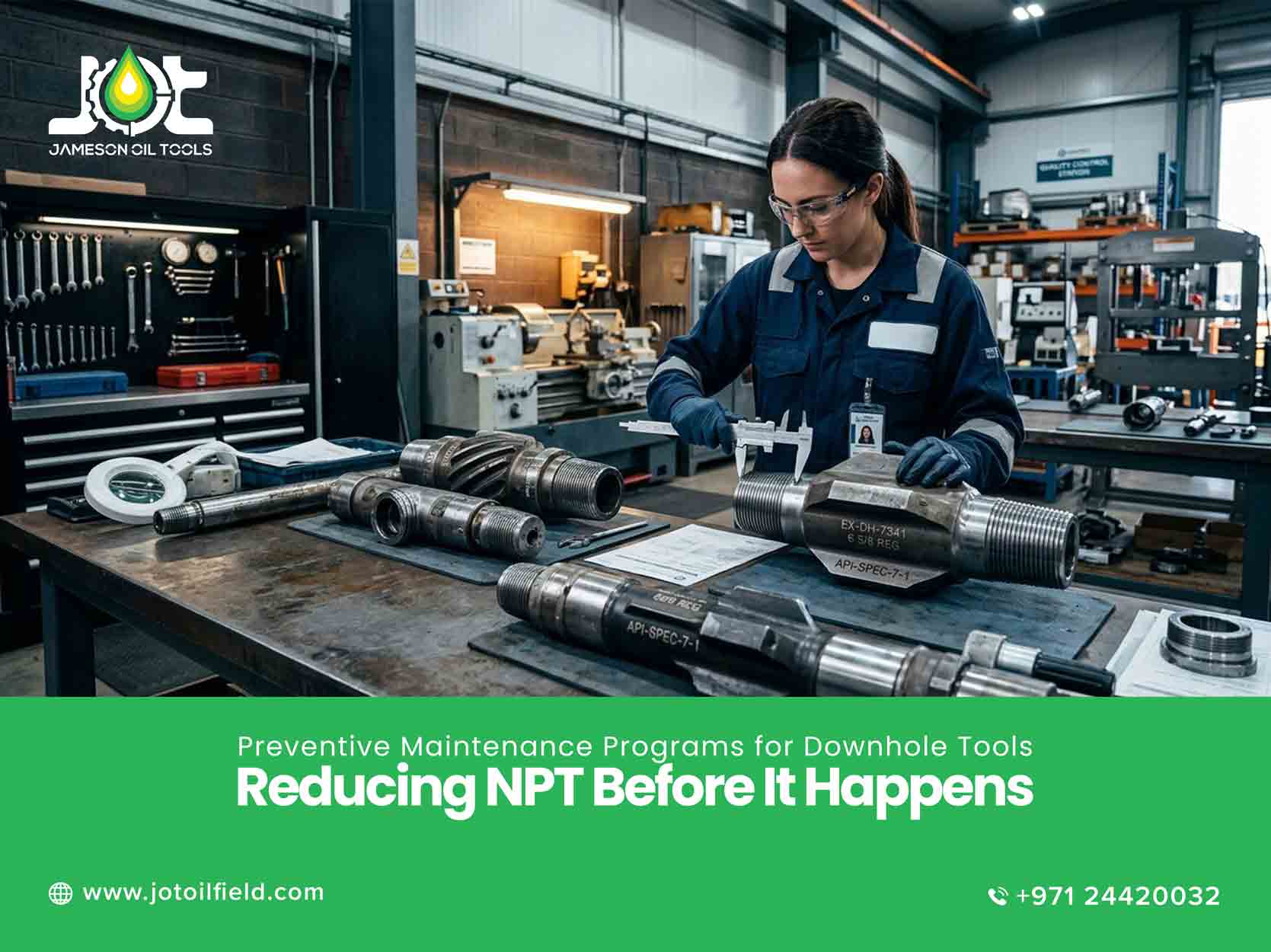 Preventive Maintenance Programs for Downhole Tools: Reducing NPT Before It Happens