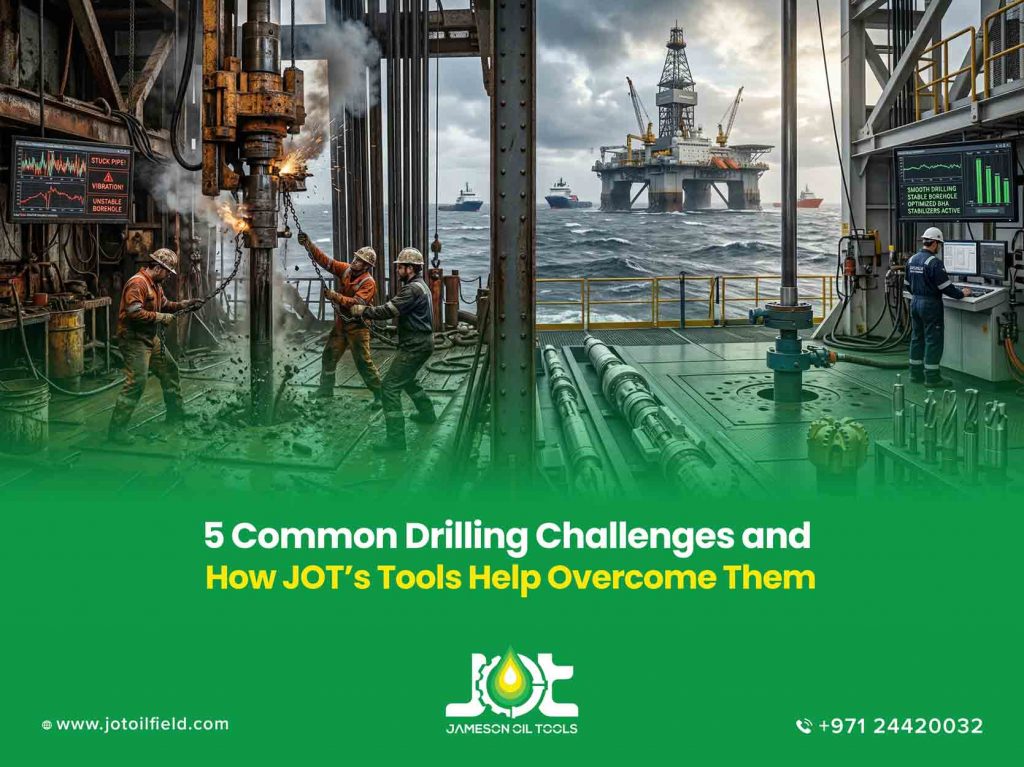 5 Common Drilling Challenges and How JOT’s Tools Help Overcome Them